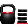 Rep Fitness Adjustable Kettlebell | Weight Set for Home Gym | Strength Training Equipment for Men & Women | Compact Steel Bell with Ergonomic Handle | 20–40 lb (9–18 kg) Variable Options(40 Lb)
