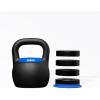 Rep Fitness Adjustable Kettlebell | Weight Set for Home Gym | Strength Training Equipment for Men & Women | Compact Steel Bell with Ergonomic Handle | 20–40 lb (9–18 kg) Variable Options(24 Kg)