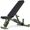Rep Nighthawk Adjustable Weight Bench | Home Gym Incline Decline Flat Workout Bench | Heavy Duty Fitness and Strength Training Equipment | Foldable Space Saving Design(Green)